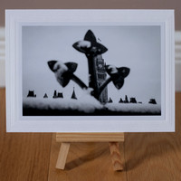 Greeting Card - Winter - Parliament in Black & White